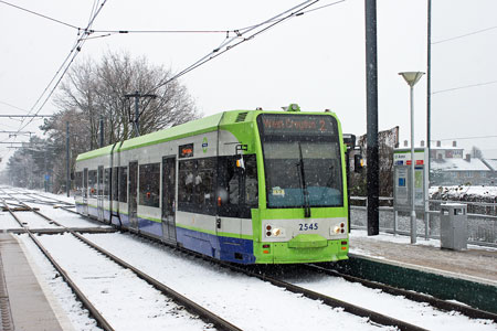 Croydon Tramlink in the Snow - Photo: © Ian Boyle, 6th January 2010