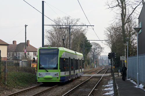 CROYDON TRAMLINK - Photo:  Ian Boyle, 7th February 2012 - www.simplonpc.co.uk - Simplon Postcards