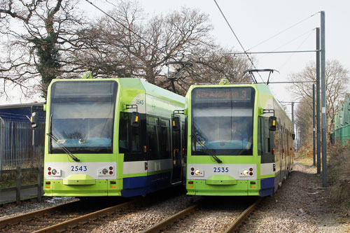 CROYDON TRAMLINK - Photo:  Ian Boyle, 7th February 2012 - www.simplonpc.co.uk - Simplon Postcards