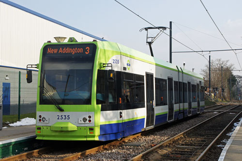 CROYDON TRAMLINK - Photo:  Ian Boyle, 7th February 2012 - www.simplonpc.co.uk - Simplon Postcards