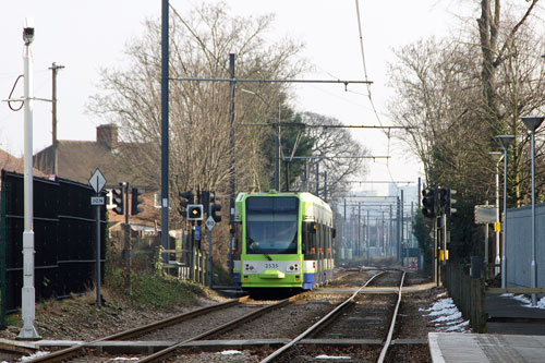 CROYDON TRAMLINK - Photo:  Ian Boyle, 7th February 2012 - www.simplonpc.co.uk - Simplon Postcards