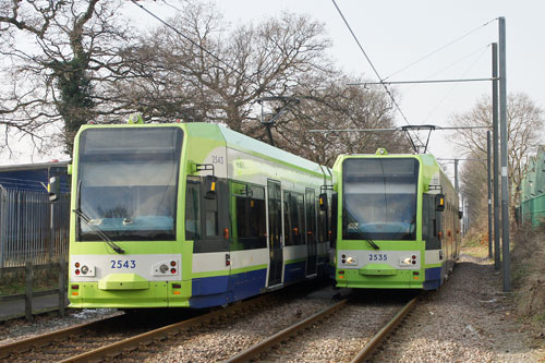 CROYDON TRAMLINK - Photo:  Ian Boyle, 7th February 2012 - www.simplonpc.co.uk - Simplon Postcards