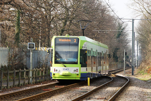 CROYDON TRAMLINK - Photo:  Ian Boyle, 7th February 2012 - www.simplonpc.co.uk - Simplon Postcards