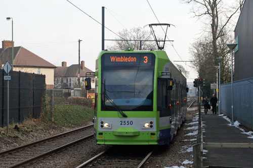 CROYDON TRAMLINK - Photo:  Ian Boyle, 7th February 2012 - www.simplonpc.co.uk - Simplon Postcards