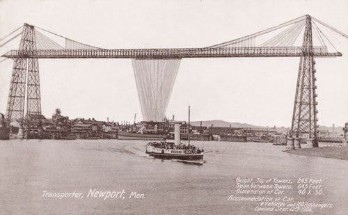 NEWPORT TRANSPORTER BRIDGE - www.simplompc.co.uk - Simplon Postcards