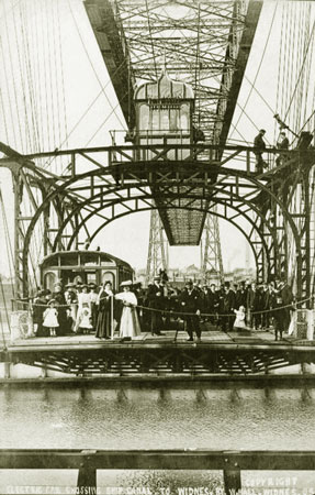 WIDNES-RUNCORN TRANSPORTER BRIDGE - www.simplompc.co.uk - Simplon Postcards