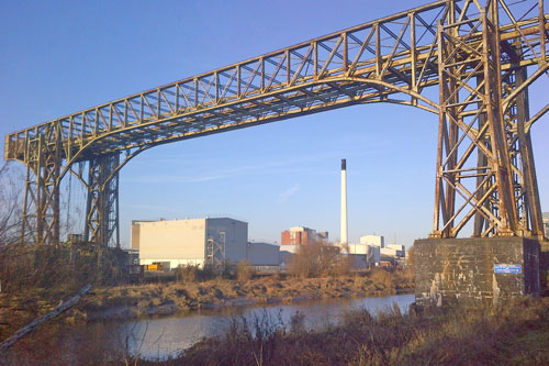 WARRINGTON TRANSPORTER BRIDGE - www.simplompc.co.uk - Simplon Postcards