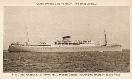 CAPETOWN CASTLE - Union-Castle Line - www.simplonpc.co.uk