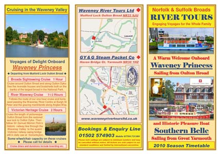 2010 Waveney timetable