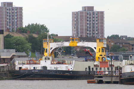 Woolwich Free Ferry - Simplon Postcards - www.simplonpc.co.uk - Photo: © Ian Boyle