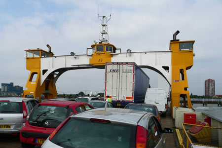 Woolwich Free Ferry - Simplon Postcards - www.simplonpc.co.uk - Photo: © Ian Boyle